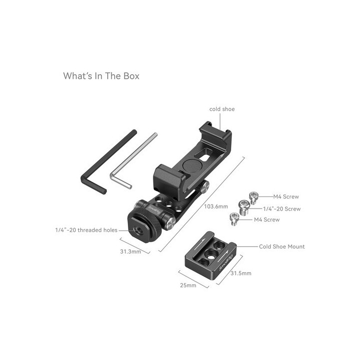 SmallRig 4301 - Phone Holder for DJI RS Series Gimbals