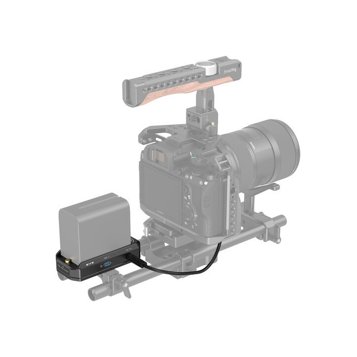 SmallRig 4341 - L-Series/NP-F Battery Adapter Plate with NP-FZ100 Dummy Battery Kit (Advanced Edition)