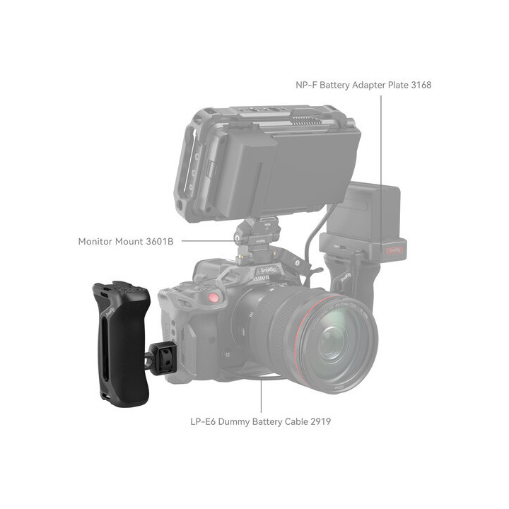 SmallRig 4346 - Side Handle with Two-in-One Locating Screw (1/4"-20 & 3/8"-16)