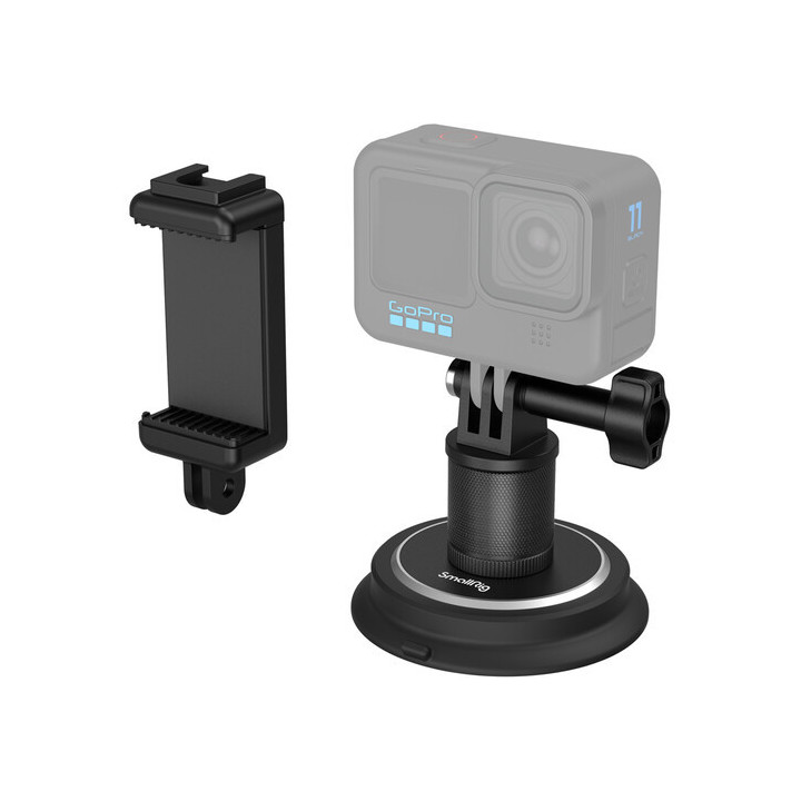 SmallRig 4347 - Suction Cup Mounting Support for Action Cameras