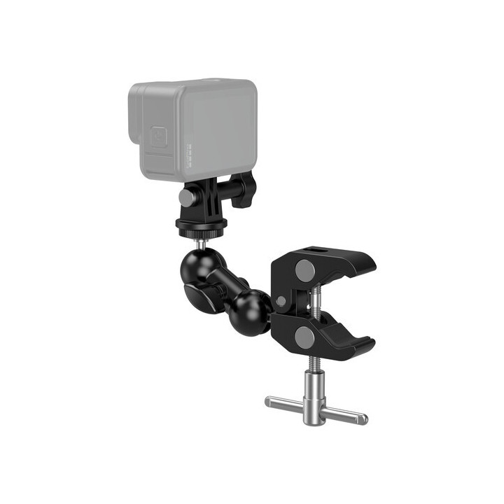 SmallRig 4373 - Crab-Shaped Super Clamp with Ball Head Magic Arm, Action Mount & Phone Holder Kit