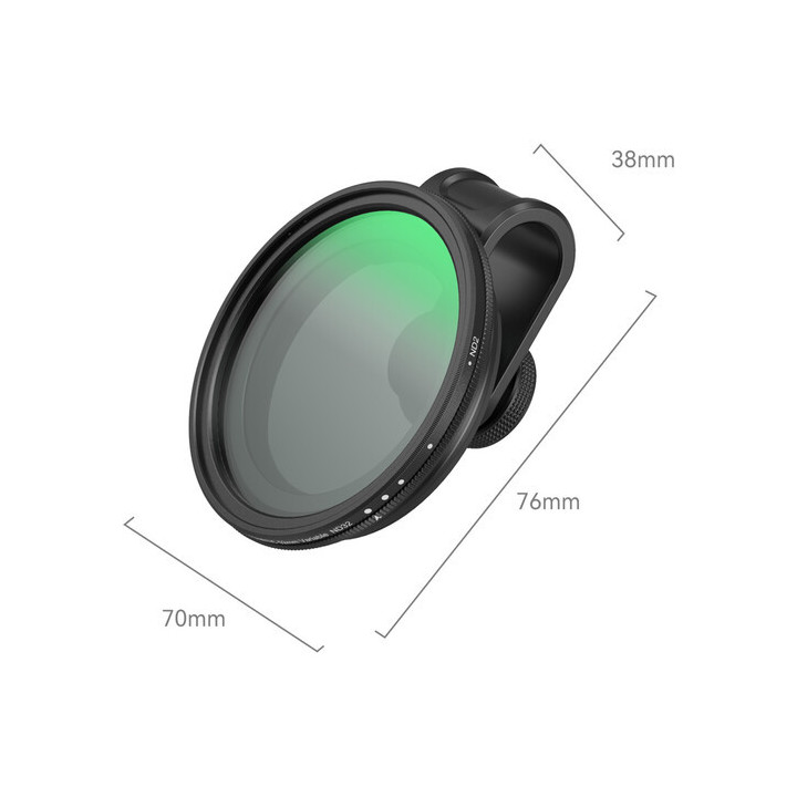 SmallRig 4387 - MagEase Magnetic Smartphone VND Filter Kit with 52mm Adapter