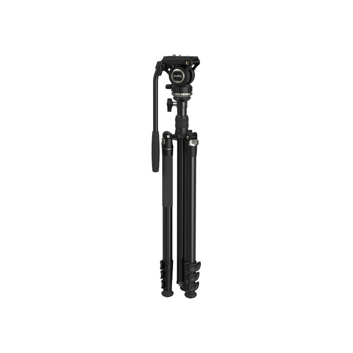 SmallRig 4475 - CT210 Video Tripod with Fluid Head and Reversible Center Column