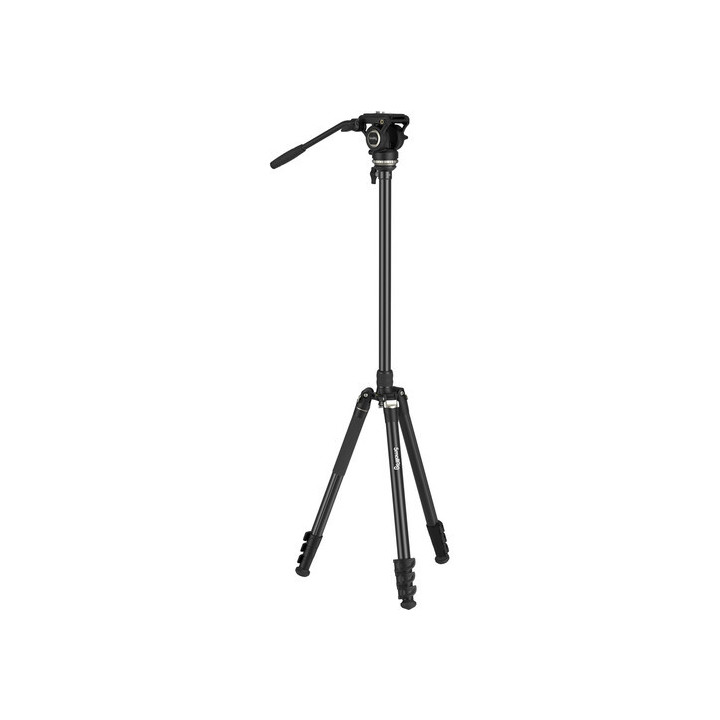 SmallRig 4475 - CT210 Video Tripod with Fluid Head and Reversible Center Column