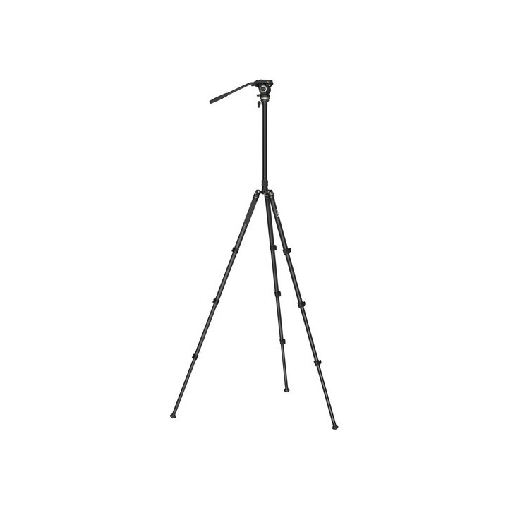 SmallRig 4475 - CT210 Video Tripod with Fluid Head and Reversible Center Column
