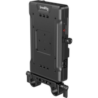 SmallRig 3203B - V-Mount Battery Adapter Plate with Dual 15mm Rod Clamp (Updated)