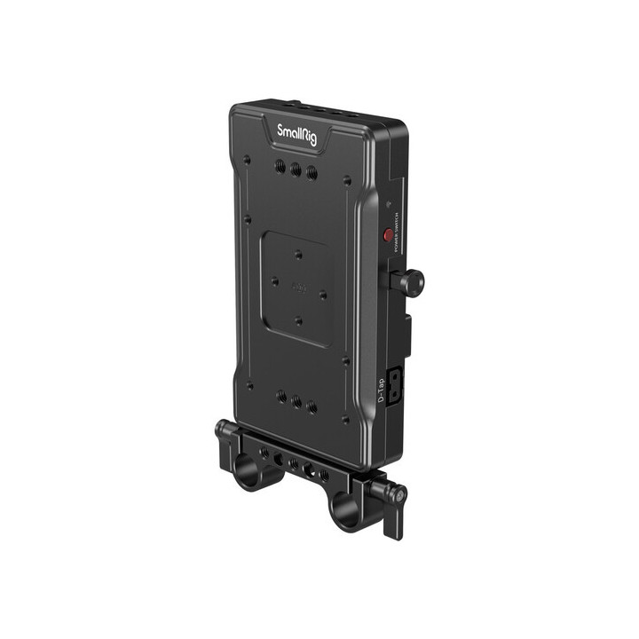 SmallRig 3203B - V-Mount Battery Adapter Plate with Dual 15mm Rod Clamp (Updated)