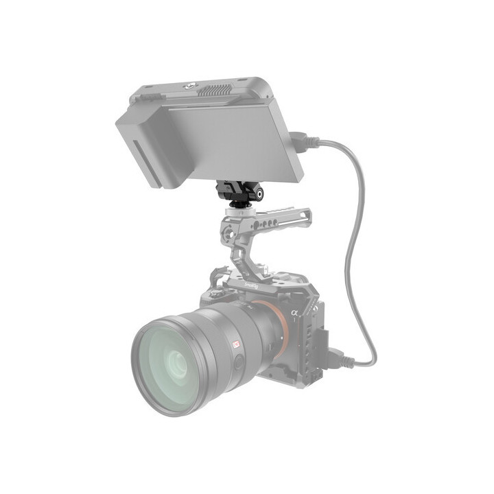 SmallRig 3514C - Drop-In Hawklock Mini Quick Release Monitor Mount with Cold Shoe