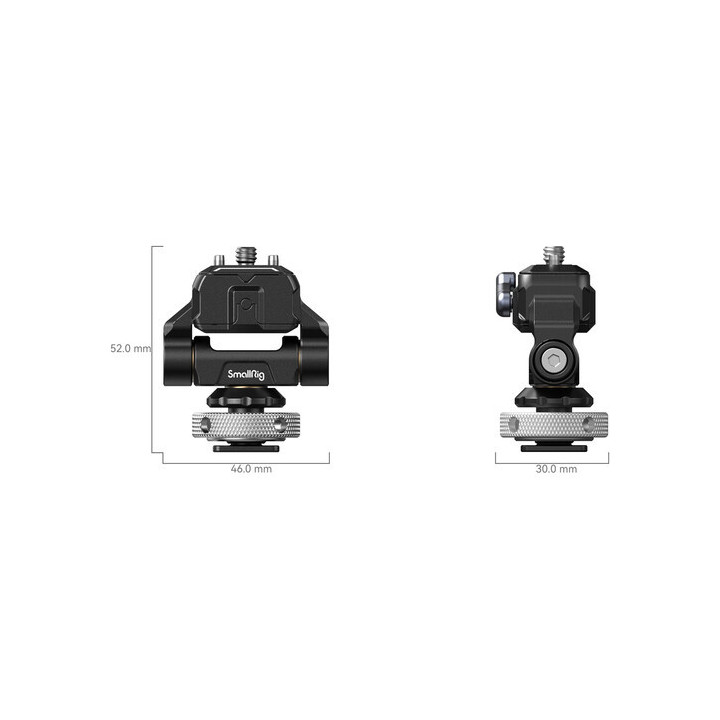 SmallRig 3514C - Drop-In Hawklock Mini Quick Release Monitor Mount with Cold Shoe