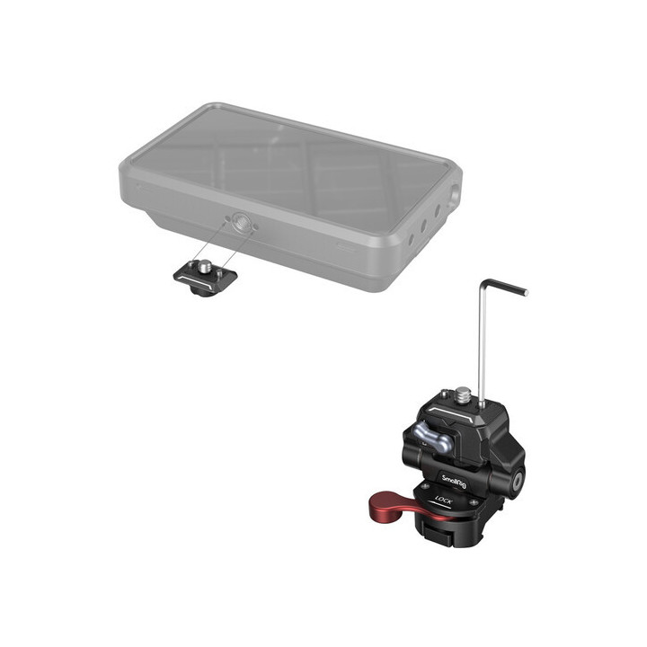 SmallRig 3601C - Drop-In HawkLock Quick Release Monitor Mount with NATO Clamp