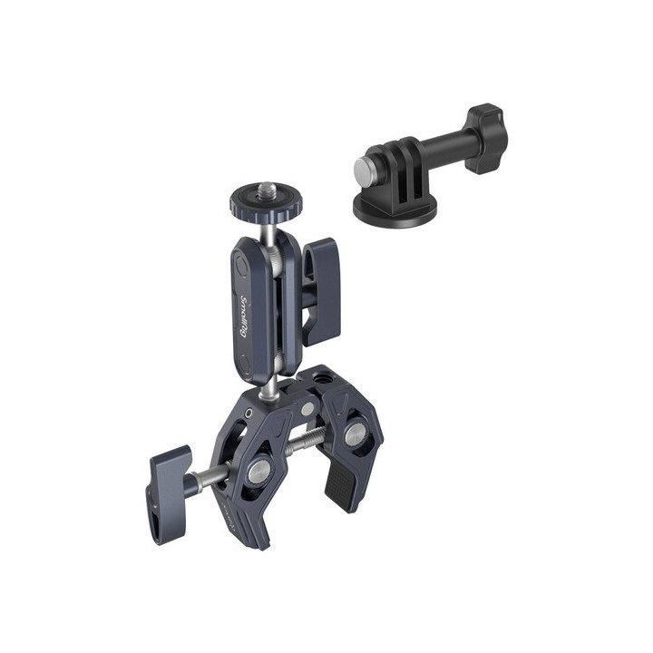 SmallRig 3757B - Crab-Shaped Super Clamp Kit with Ball Head Magic Arm