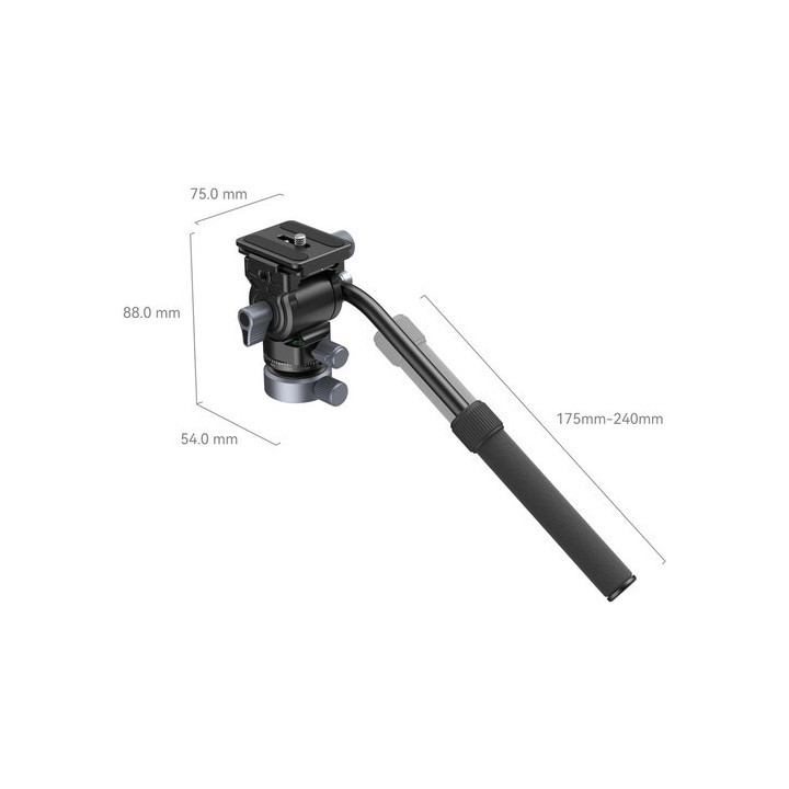 SmallRig 4170B - CH20 Video Head with Leveling Base