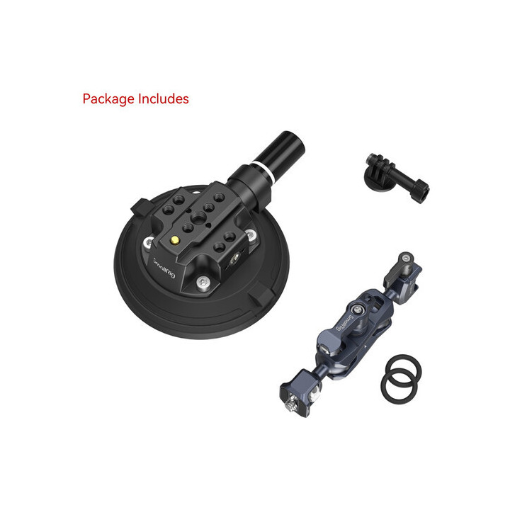 SmallRig 4236B - 4" Suction Cup Camera Mount Kit for Vehicle Shooting