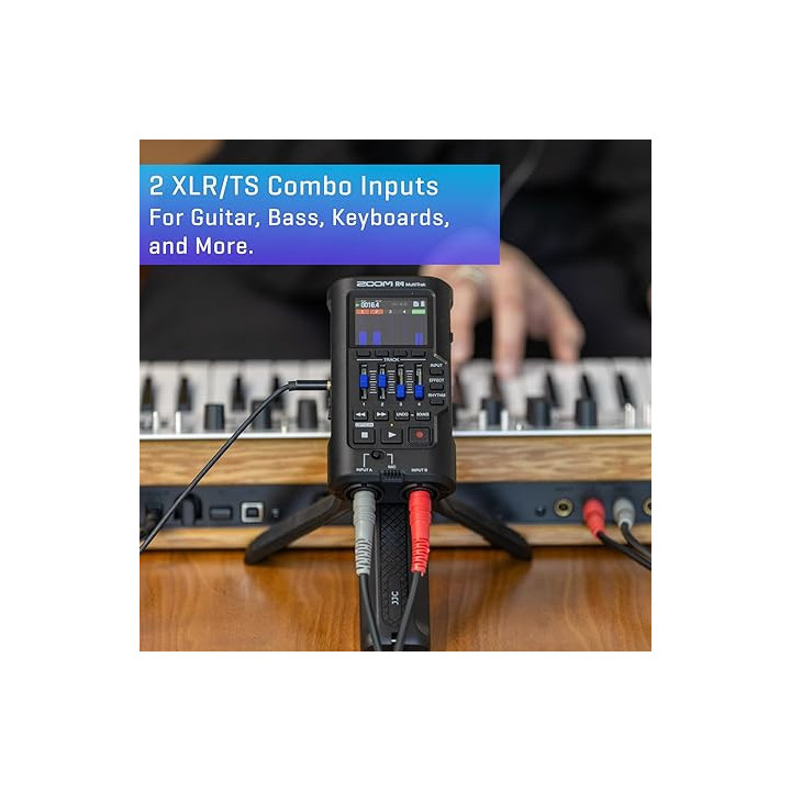 Zoom R4 - Handheld 4-Track Recorder with 32-Bit Float Audio