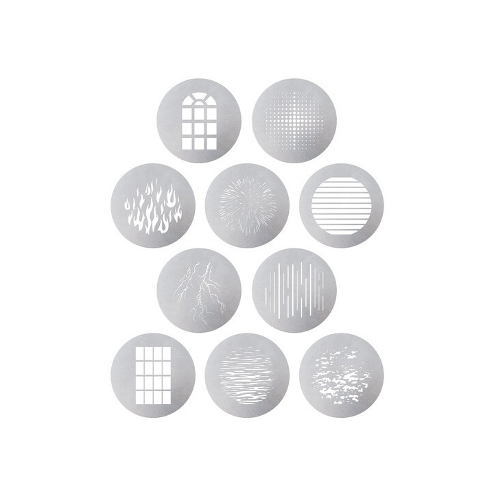 Aputure Spotlight Max 10 piece Gobo Kit (Size A)