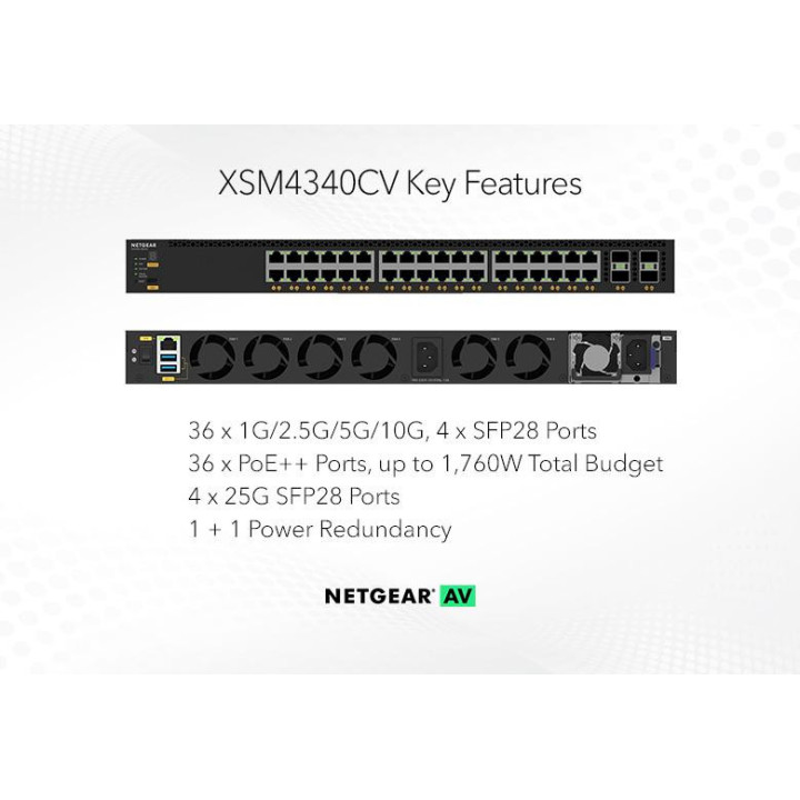 Netgear NGXSM4340CV - Switch XSM4340CV-100NES