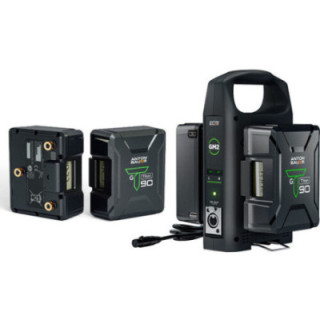 Anton-Bauer 8275-0160 - 4 X Titon 90GM Batteries and GM2 Charger