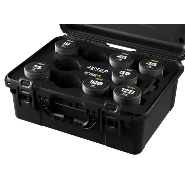 DZOFilm DZO-VP7V2PL - Vespid Prime 7-Lens Kit (16 T2.8 + 25/35/50/75/100/125 T2.1)