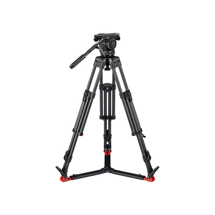 Sachtler 1982 - CF 100 ENG HD 2CF Gound-Level Tripod System with Cine 20 Fluid Head