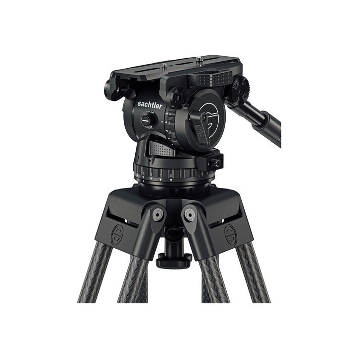 Sachtler 1982 - CF 100 ENG HD 2CF Gound-Level Tripod System with Cine 20 Fluid Head