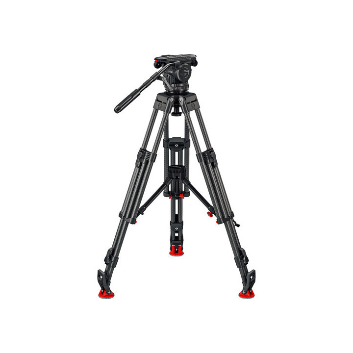 Sachtler 1983 - CF 100 ENG HD 2CF Mid-Level Tripod System with Cine 20 Fluid Head