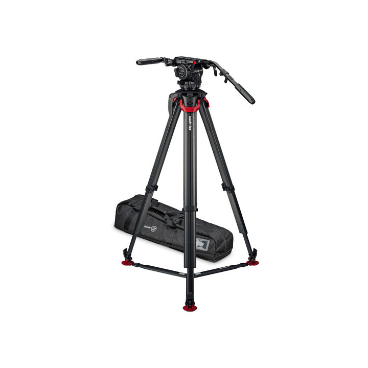 Sachtler 1911-FTGS - Flowtech 100 GS Carbon Fiber Tripod System with Cine 20 Fluid Head