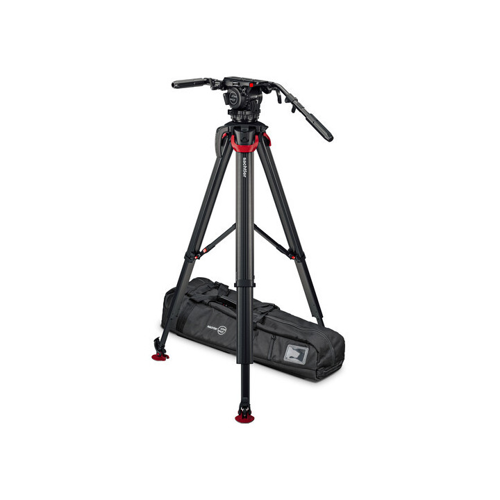 Sachtler 1911-FTMS - Flowtech 100 MS Carbon Fiber Tripod System with Cine 20 Fluid Head