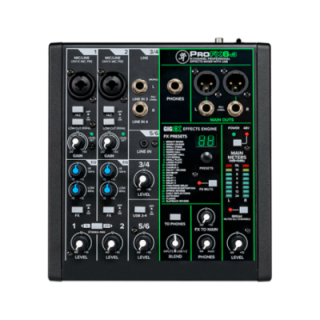 Mackie ProFX6v3+ - Analogue Mixer with Effects, Bluetooth
