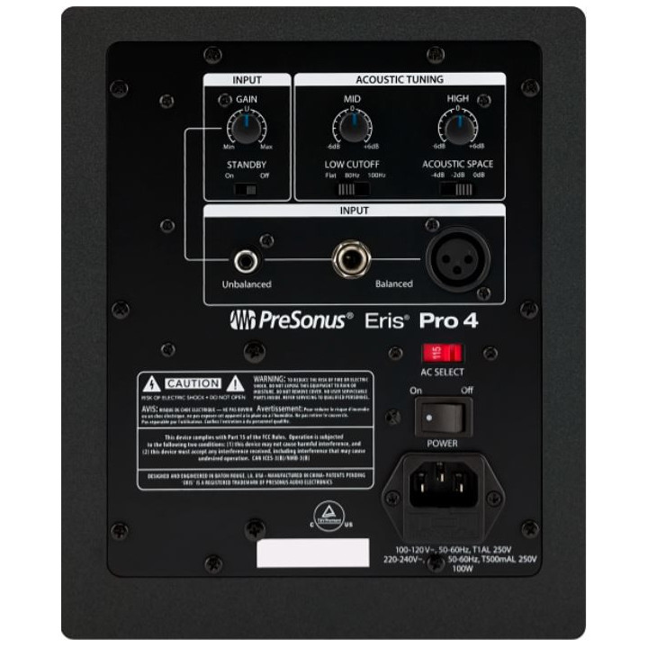 PreSonus Eris Pro 4 - Active Coax Studio Monitor