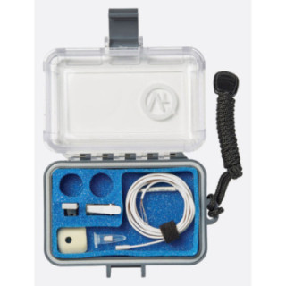 Voice Technologies VT403WHITE/O - Miniature Lavalier Microphone (in VTO Box with accessories)