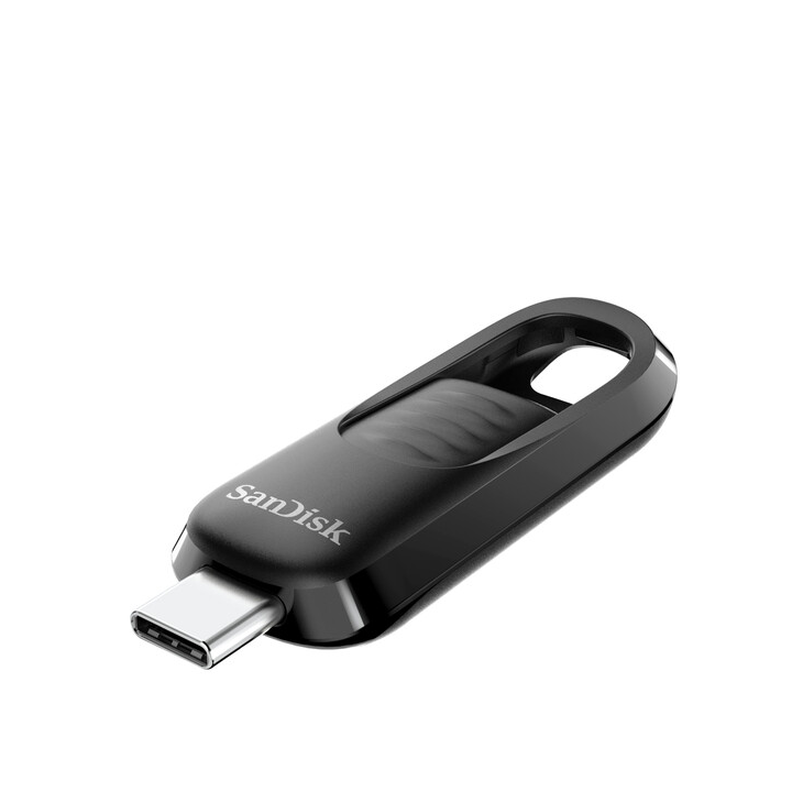 Sandisk SDCZ480-128G-G46 - 128GB Ultra Slider USB-C 3.2 Gen 1 Flash Drive