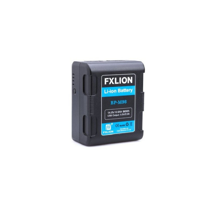 FXLION BP-M150L - 148Wh Cool Blue Smart Square Battery V-Mount