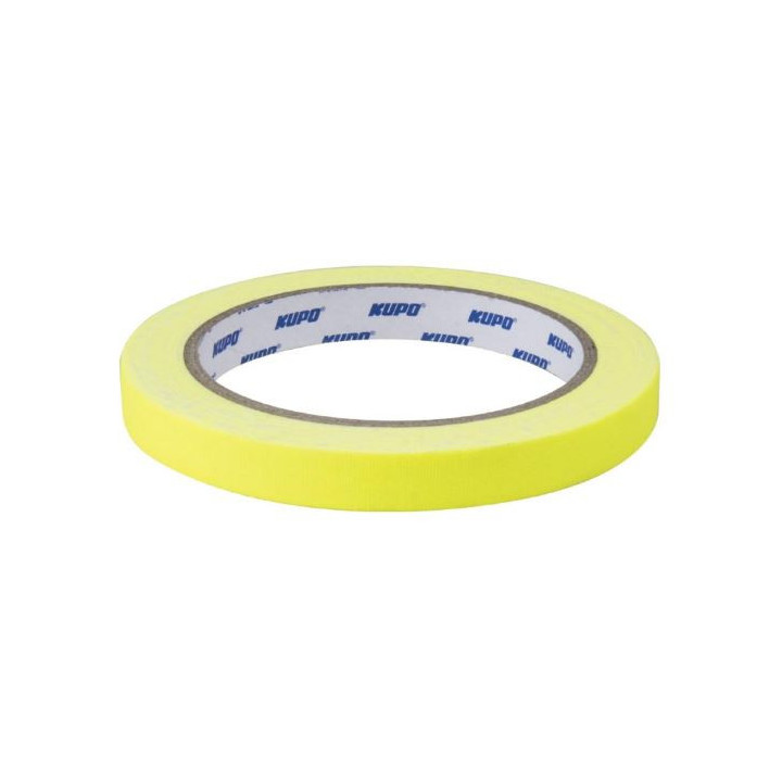 Kupo CSS-1215Y - Cloth Spike Tape 12.5 Yard(L) X 12mm( W) Yellow