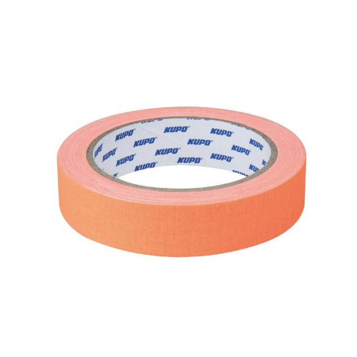 Kupo CSS-2415OG - Cloth Spike Tape 12.5 Yard(L)x 24mm(W) Orange