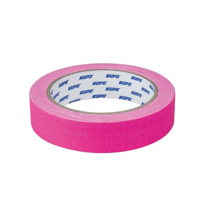 Kupo CSS-2415PK - Cloth Spike Tape 12.5 Yard(L)x 24mm(W) Pink