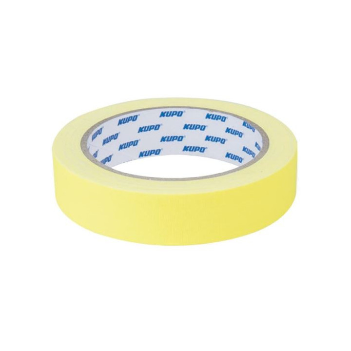 Kupo CSS-2415Y - Cloth Spike Tape 12.5 Yard(L)x 24mm(W) Yellow