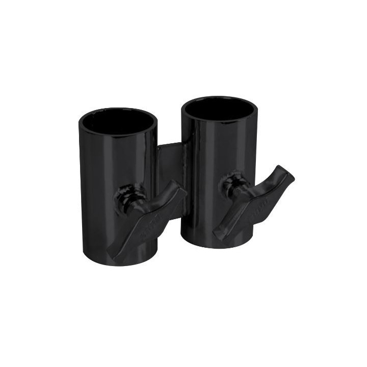 Kupo DPC-112B - Double Pipe Connector for 1-1/2" Sch. 40 (48.3mm) Pipe