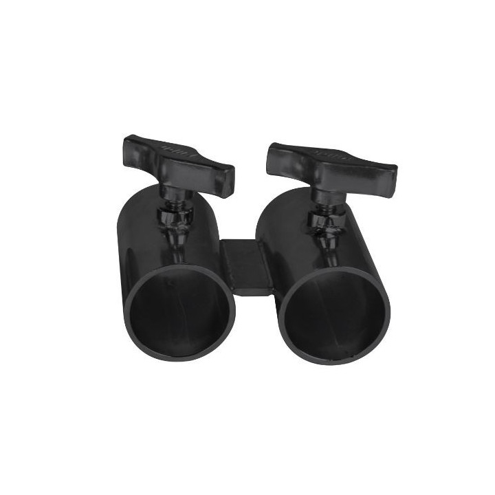 Kupo DPC-112B - Double Pipe Connector for 1-1/2" Sch. 40 (48.3mm) Pipe