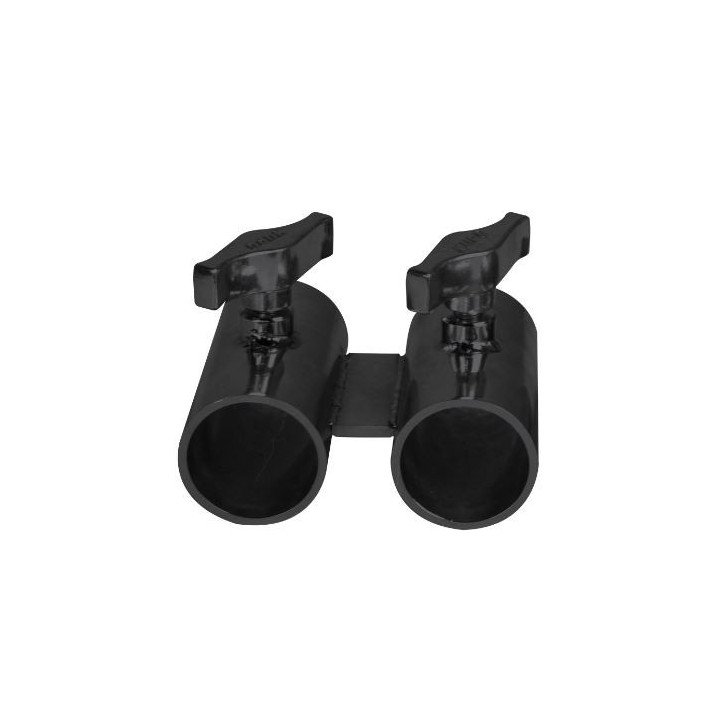 Kupo DPC-114B - Double Pipe Connector for 1-1/2" Sch. 40 (42.4mm) Pipe