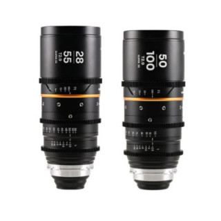 Laowa VE2850BPLA - Nanomorph S35 Zoom 2-Lens Bundle  (28-55mm, 50-100mm) (Amber)