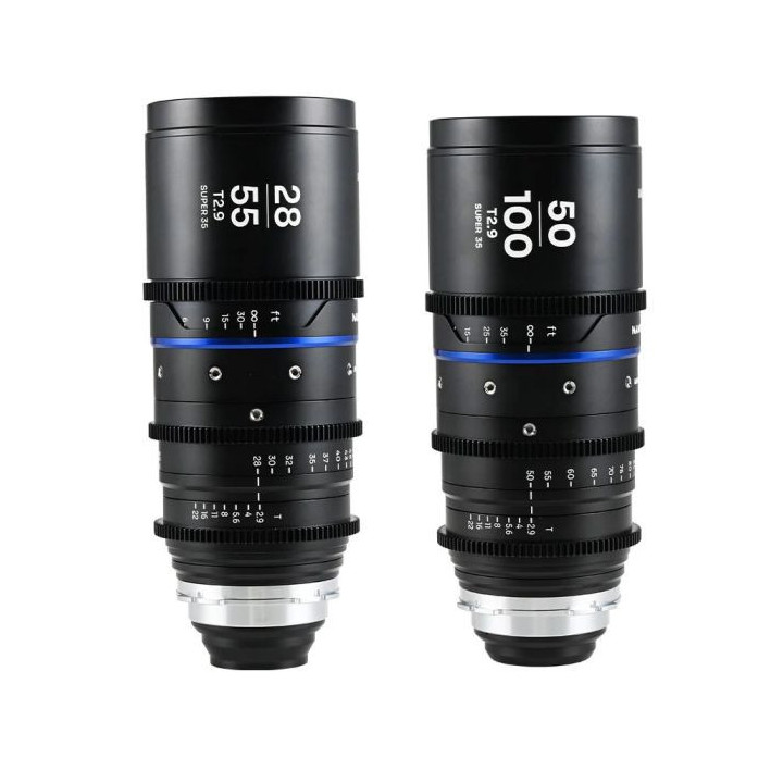 Laowa VE2850BPLB - Nanomorph S35 Zoom 2-Lens Bundle  (28-55mm, 50-100mm) (Blue)
