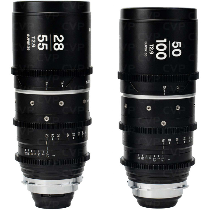 Laowa VE2850BPLS - Nanomorph S35 Zoom 2-Lens Bundle  (28-55mm, 50-100mm) (Silver)