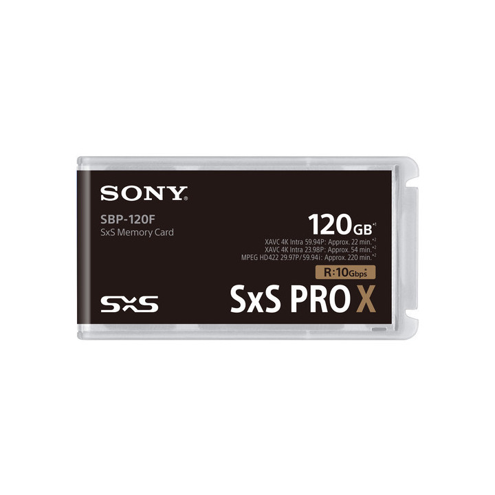 Sony SBP-120G - Professional SxS Pro-X Memory Card 120Gb