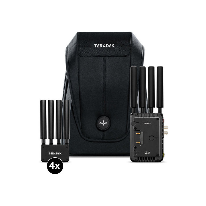 Teradek 10-2859-3G4 - Prism 859 Prism Mobile Backpack 5G - Gold Mount - 4x 5G