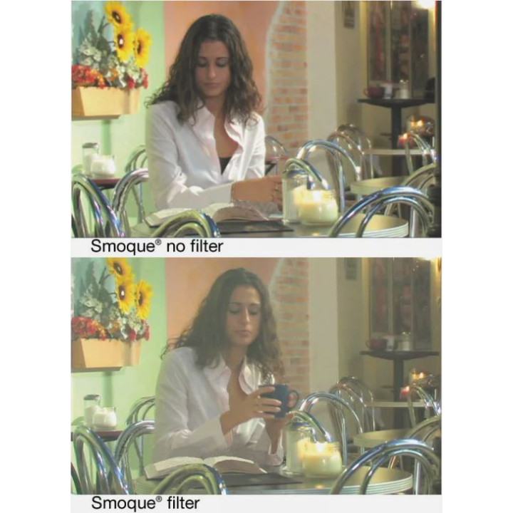 Tiffen 44SMQ12 - 4 x 4" Smoque 1/2 Filter