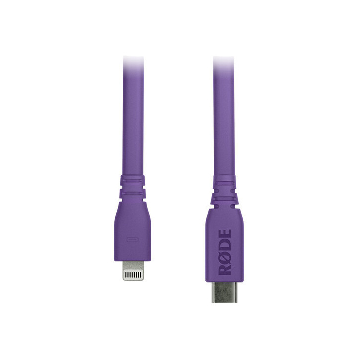 Rode SC19-PU - 1.5m USB-C to Lightning Cable, Purple