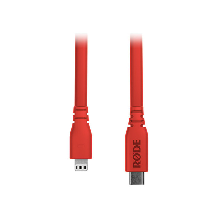 Rode SC21-R - 0.3m USB-C to Lightning Cable, Red