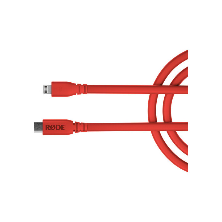 Rode SC21-R - 0.3m USB-C to Lightning Cable, Red