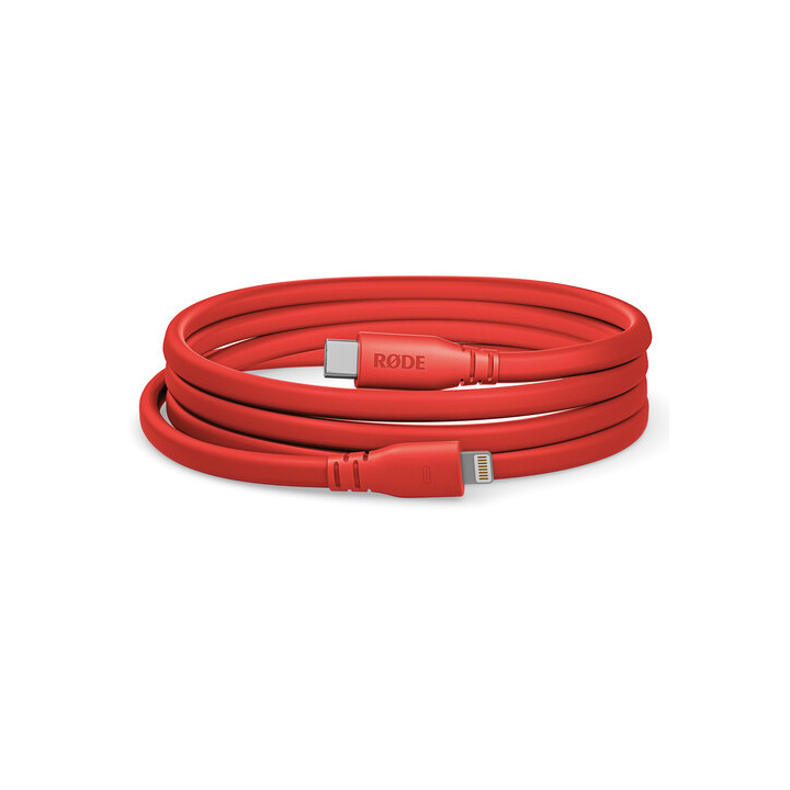 Rode SC21-R - 0.3m USB-C to Lightning Cable, Red