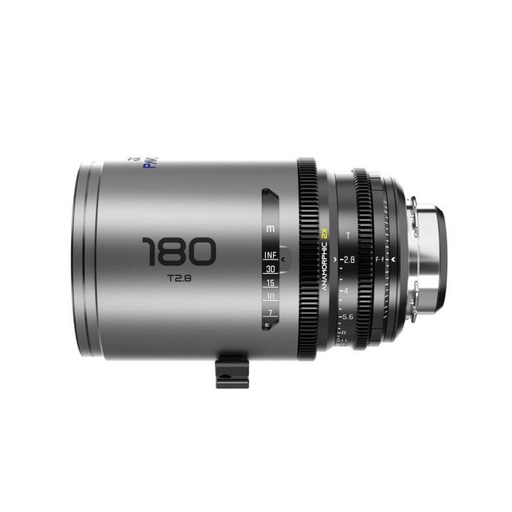 DZOFilm DZO-PA18028PLMB - Pavo 2x Anamorphic Prime 180mm T2.8 -Blue Coating- PL&EF Mount (Metric)